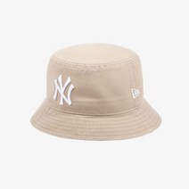 뉴에라 MLB 워시드 뉴욕 양키스 버킷 햇 베이지 13086312