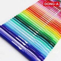 동아 마이 칼라2 수성펜 36color 12자루 1타, 노랑(03)