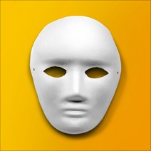 [애플북] 종이가면(종이탈) - 어른용 사람탈 10개 : 4/1일 출고