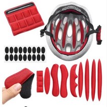 자전거 헬멧 패드 부드러운 안감 헬멧 스폰지 9pcs, 블랙
