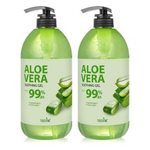 알로에 수딩젤 수분크림 대용량 1000ml 2개, 알로에 수딩젤 수분크림 1000ml 2개