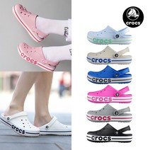 크록스 크록스 바야밴드 클로그 남자 여성 슬리퍼 샌들 스투코/블랙/네이비/화이트外9종