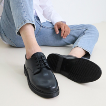 TERRY 국내생산 부드러운 가죽 키높이 더비슈즈 [230mm~290mm]