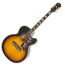 에피폰 어쿠스틱 기타, Vintage Sunburst, EJ-200SCE