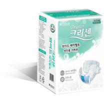 크리센 와이드매직벨트(대형) 80매입 성인용기저귀, 대형 80매