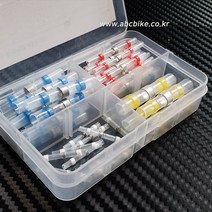 YJ 50pcs 열수축 방수튜브 전선커넥터 수축납땜 세트, 1개