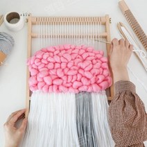 수편기 양말목공예 직조틀 직조기 뜨개질 원목, B