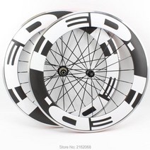 카본휠셋 브랜드 뉴 700C 80mm 로드 바이크 매트 UD 탄소 섬유 자전거 휠셋 카본 클린처 림 합금 브레이크 표면 포함