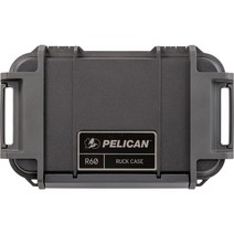 펠리칸 Pelican R60 럭케이스 BLACK 캠핑 보관함 하이킹 배낭 파우치 등산 지갑 분진 가방 방수 방진 수납 케이스 낚시 지갑 휴대폰 핸드폰 하드케이스 미군 군용 밀리터리, 펠리칸 R60 럭케이스 BLACK