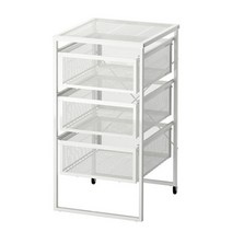 [이케아 직수입] LENNART 철제3단서랍장, 일반포장(파손면책동의)