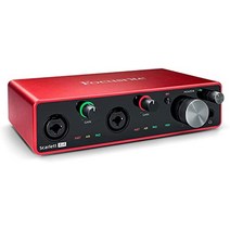 Focusrite Scarlett 4i4 3rd Gen 오디오 인터페이스