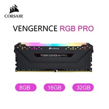 RGB 램 메모리 Corsair-Vengeance 프로 LED 데스크탑 8GB 16GB 32GB DDR4 3200 3600MHz 블랙, 32GB 3200MHz x4P
