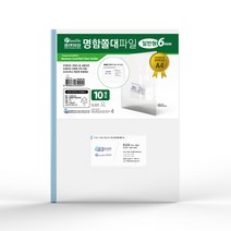 플랜파일 쫄대화일 레일화일 둥근쫄대화일, 10개입, 라운드쫄대화일 명함꽃이