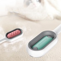 펫 클렌징브러쉬 강아지 고양이 미용 털정리 털제거, 펫클렌징브러쉬_핑크 짧은털용