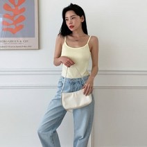 [바보사랑] 여성 여름 톤톤 무지 이너 끈 나시 민소매
