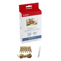 캐논 셀피 인화지 스티커용지 18p KC-18IF + 포토라인 + 미피펜 랜덤 발송, 2X3, 5세트