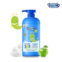 3in1 키즈샴푸 어린이 유아 바디워시 올인원 바디클렌저 약산성 1000ml, 3in1 키즈샴푸 어린이 유아 바디