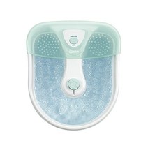 Conair 진정 페디큐어 풋 스파 욕조 마사지 버블 포함 깊은 대야 릴랙싱 발 마사지기 제트 포함 씨폼/화이트