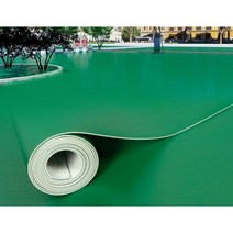 PVC 녹색 장판 공장 상업용 바닥 매트 방수 미끄럼 방지 작업장, 두께1.2mm퓨어블랙-가정용친환경