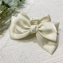 헤스티아 컬렉션 16cm 왕리본 헤어 집게핀