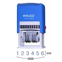 MDO4713 넘버링6단 잉크내장형고무인 C-0409 (넘버링6단/잉크내장형고무인/C0409/스탬프도장)