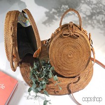 oops_shop 발리 라탄백 2in1