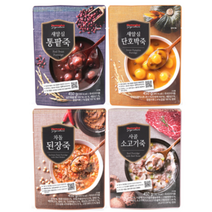 홈플러스 시그니처 죽 4종세트(단팥 단호박 된장 소고기)450g 각3개씩 총12개