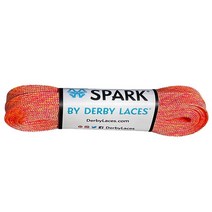 Derby Laces 오렌지 크림 스파크 신발끈 신발 스케이트 부츠 롤러 더비 하키 및 아이스 스케이트 용 오렌지 크림시클 84 Inch / 213 cm