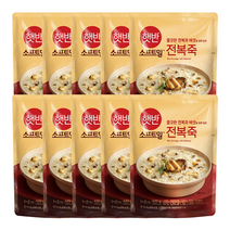 CJ 햇반 소프트밀 전복죽 420g x 10개