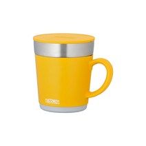 써모스 진공단열 머그컵 350ML 엘로우