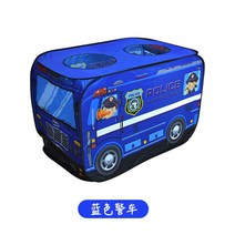 실내텐트 방한 텐트 난방 팝업 놀이 장난감 야외 접이식 놀이터 소방차 경찰차 스크림 자동, 03 Police Car