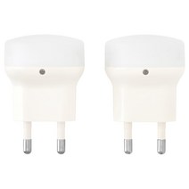 이케아 뫼르크레드 LED야간센서등 - 화이트, 1개