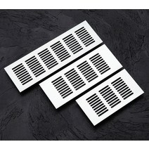 그릴 덕트 커버 냉각 방수 캡 환기 50/80mm 와이드 벤트 천공 시트 알루미늄 합금 에어 웹 플레이트 환기, 01 Width 50mm_10 length 500mm