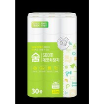 숨 데코 화장지 30롤/2팩 총60롤 25M 두루마리휴지