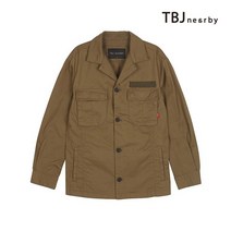 TBJ 유니 제기장 면 셔켓_카키