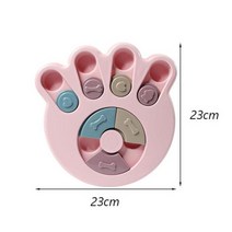 대화 형 고양이 개 퍼즐 장난감 고양이를위한 느린 음식 그릇 작은 개 새끼 고양이 애완 동물 훈련 완구 IQ 게임 향상 juguetes para gatos, 3+As the pictures