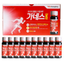 광동 가네스 알파 만성 피로 회복 음주전후 음료 100ml, 10병