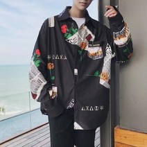캐주얼 남자 하와이안 셔츠 플라워 커플 남방 데일리 트렌드 시밀러룩 남방 휴양지 패션 카라