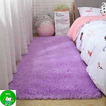부드러운 핑크 카펫 매트 거실 현관 장식 매트 북유럽 레드 푹신한 대형 러그