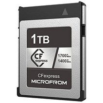 MICROFROM 디지털 메모리 카드 [CFexpress Type B] 고속 성능 쓰기 속도 1400MBs 읽기 속도 1700MBs 1TB