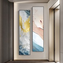 투데이즈바잉 라이트 럭셔리그림액자, D, 50x180, 골드 프레임 [알루미늄프레임 + 고투명 유리]