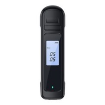 음주측정기 경찰용 경찰 휴대용 비접촉 usb 충전식 알코올 테스터 dui 테스트 디지털 lcd 디스플레이 호흡 분석기 내구성 전문 알코올 테스터, 블랙