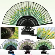 (주)파앤카코리아 실크 부채, 1개, Y10.타공실크-공작(임의배송+매듭)