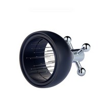 스테인레스 스틸 니들 커피 탬퍼 51mm/53mm/58mm 분배기 레벨러 도구 타입 파우더, 02 53mm, 04 black with base, Black