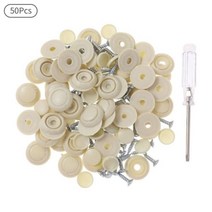 자동차 천장 처침 수리 헤드라이닝 천 보수 헤드라이너 고정 핀 50Pcs 버튼 지붕 스냅 리벳 버클 헤드 라이너 + 드라이버 키트, CHINA_beige