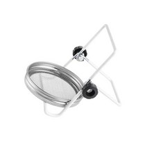 모종 트레이 뚜껑 발아 메이슨 항아리 1 세트 스테인레스 스틸 뚜껑 세트 필터 뚜껑 가정용 정원 재배 액, 03 White shelf