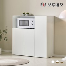 보루네오 키첸 1200 멀티 긴문 주방 수납장 깊은, 오크화이트 KC71