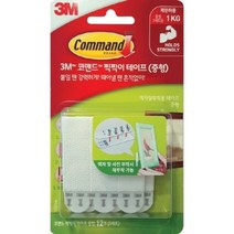 3M 17203 코맨드 쥬얼 액자부착테이프(혼합) 6PK