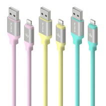 8핀 아이폰 충전잭 컬러풀고속 충전 케이블, 딸기, 1M(F237), 1개