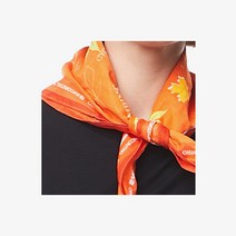 HPO796056손수건 등산 수건 체육대회 스카프 빅사이즈 인콘트로, 나뭇잎 주황색